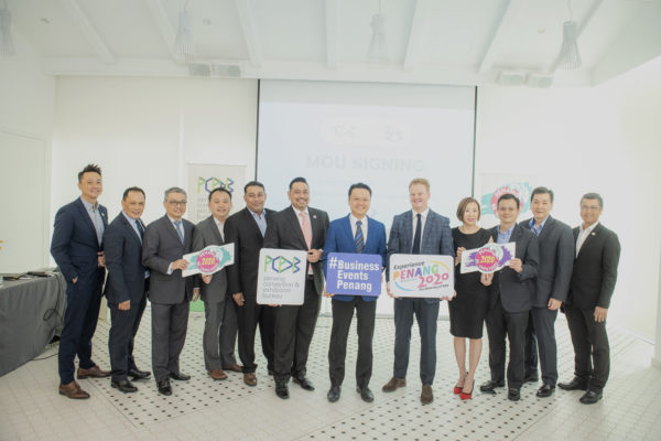 Key Partners of Business Events Penang at the Signing Ceremony